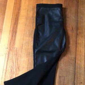 Poly/Leather leggings!